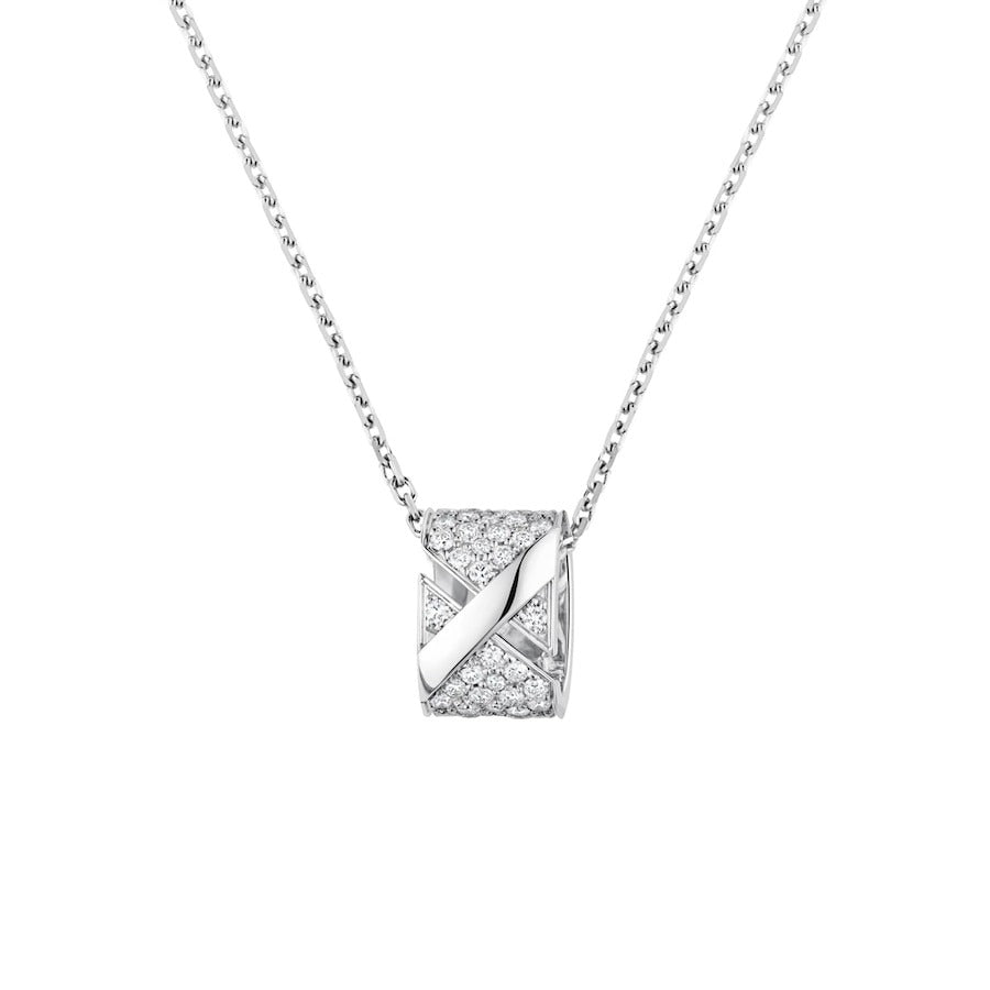 [BloomBling]LIENS EVIDENCE DIAMOND PAVED NECKLACE