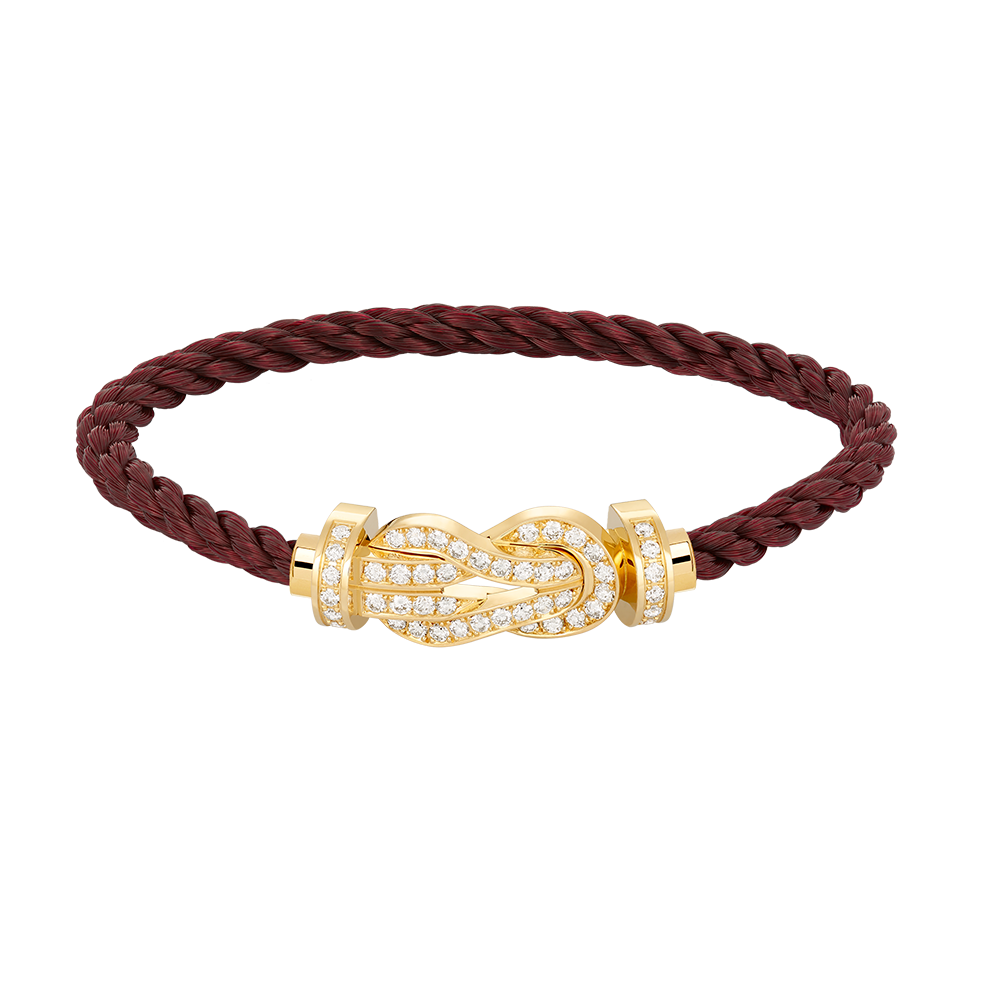 [BloomBling]CHANCE LARGE 8 FIGURE BUCKLE FULLDIAMOND BRACELET GOLD