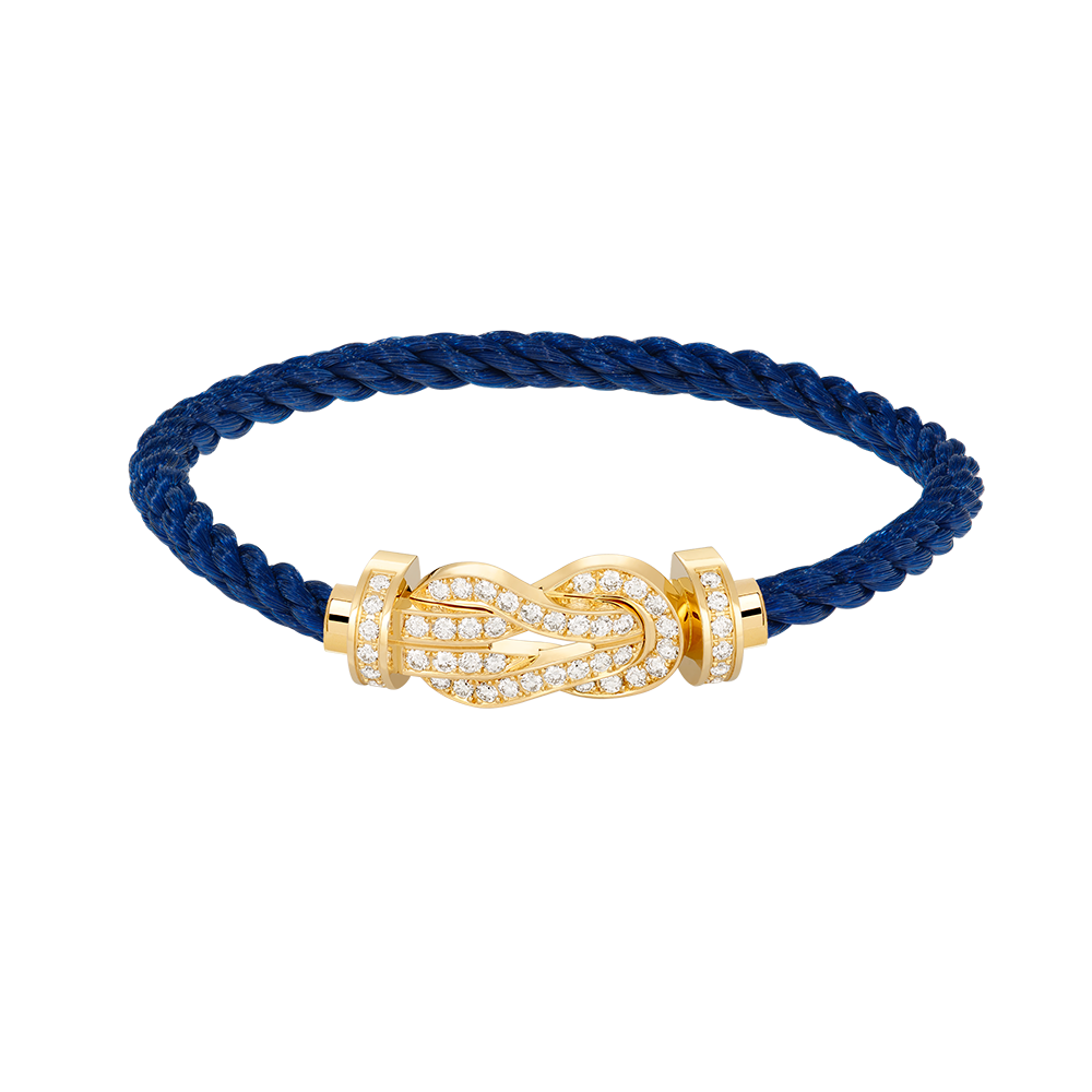 [BloomBling]CHANCE LARGE 8 FIGURE BUCKLE FULLDIAMOND BRACELET GOLD