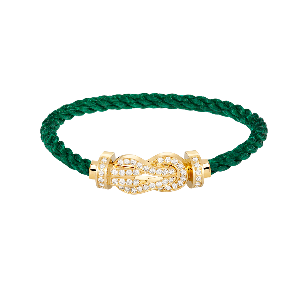 [BloomBling]CHANCE LARGE 8 FIGURE BUCKLE FULLDIAMOND BRACELET GOLD