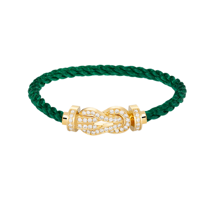 [BloomBling]CHANCE LARGE 8 FIGURE BUCKLE FULLDIAMOND BRACELET GOLD