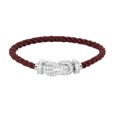 [BloomBling]CHANCE LARGE 8 FIGURE BUCKLE FULL DIAMOND BRACELET SILVER