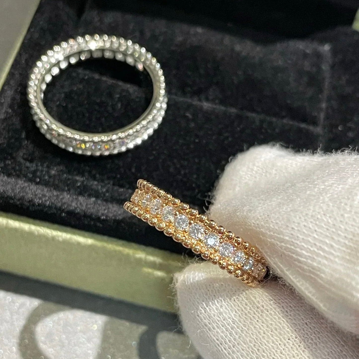 [BloomBling]PERLEE DIAMOND SILVER RING
