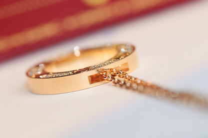 [BloomBling]LOVE NECKLACE ADJUSTABLE ROSE GOLD