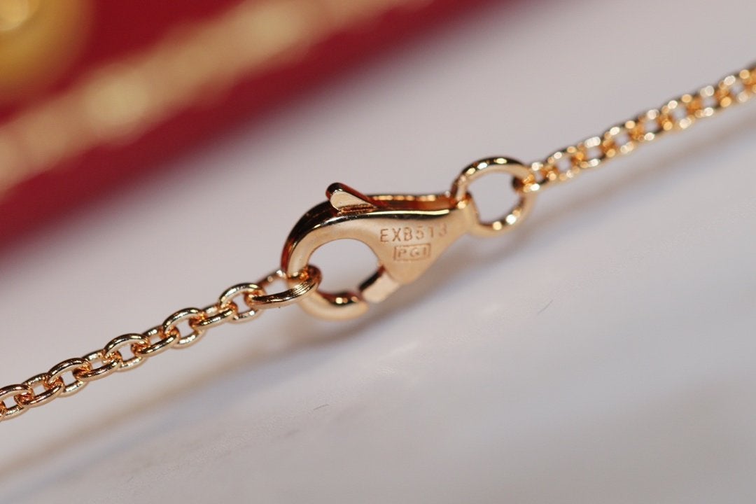 [BloomBling]LOVE NECKLACE PINK GOLD AND SILVER