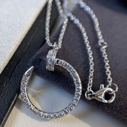 [BloomBling]JUSTE NECKLACE SILVER DIAMONDS