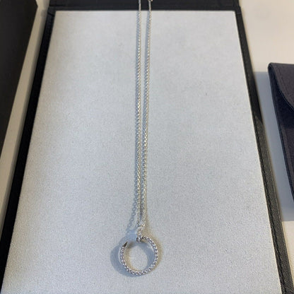 [BloomBling]JUSTE NECKLACE SILVER DIAMONDS