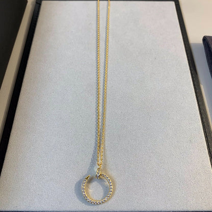[BloomBling]JUSTE NECKLACE GOLD DIAMONDS