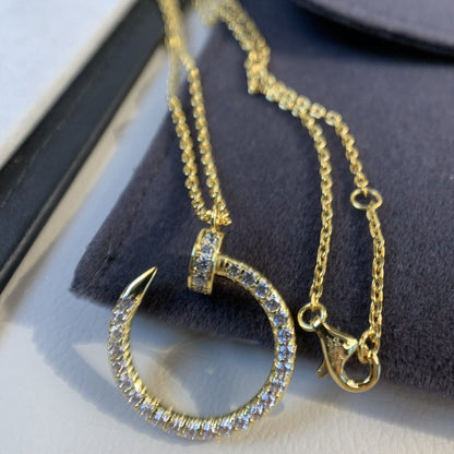 [BloomBling]JUSTE NECKLACE GOLD DIAMONDS