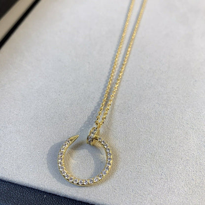 [BloomBling]JUSTE NECKLACE GOLD DIAMONDS