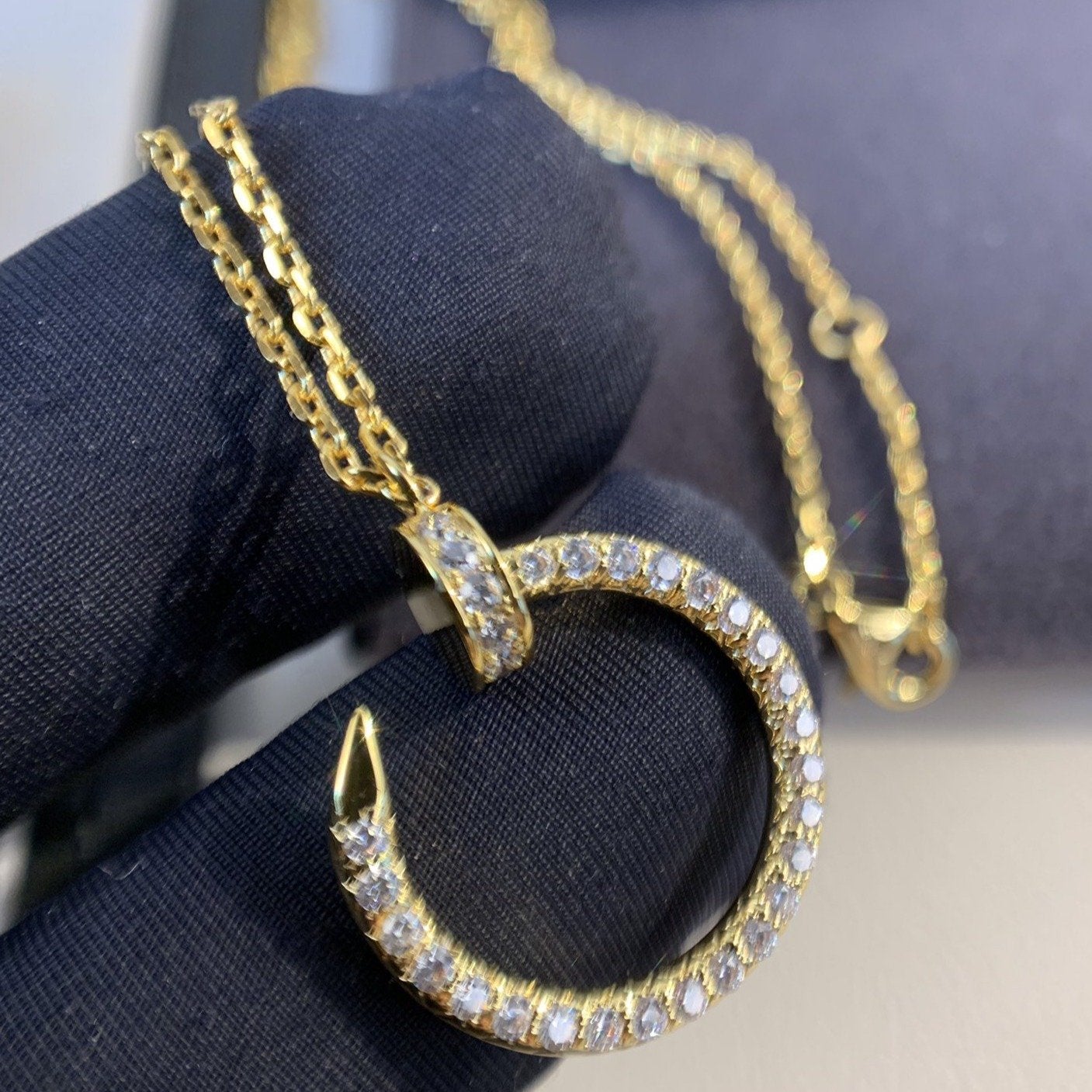 [BloomBling]JUSTE NECKLACE GOLD DIAMONDS