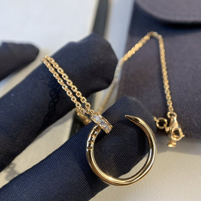 [BloomBling]JUSTE NECKLACE PINK GOLD DIAMONDS
