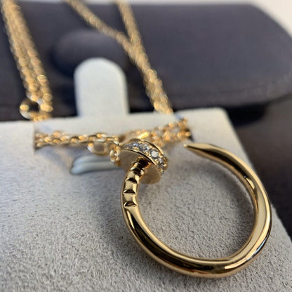 [BloomBling]JUSTE NECKLACE PINK GOLD DIAMONDS