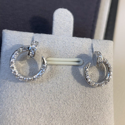 [BloomBling]JUSTE EARRINGS SILVER DIAMONDS