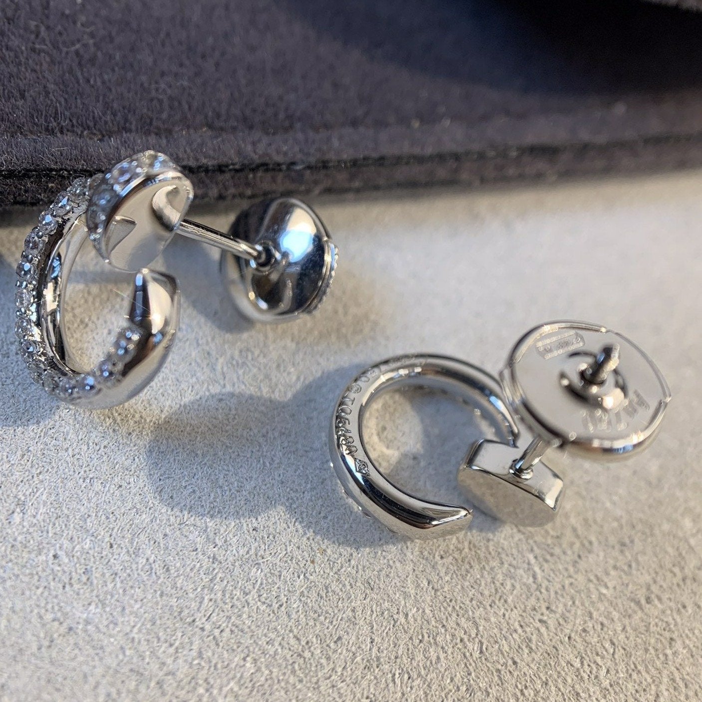 [BloomBling]JUSTE EARRINGS SILVER DIAMONDS