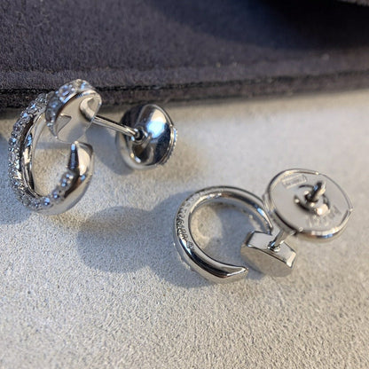 [BloomBling]JUSTE EARRINGS SILVER DIAMONDS