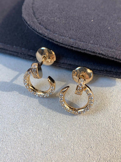 [BloomBling]JUSTE EARRINGS GOLD DIAMONDS
