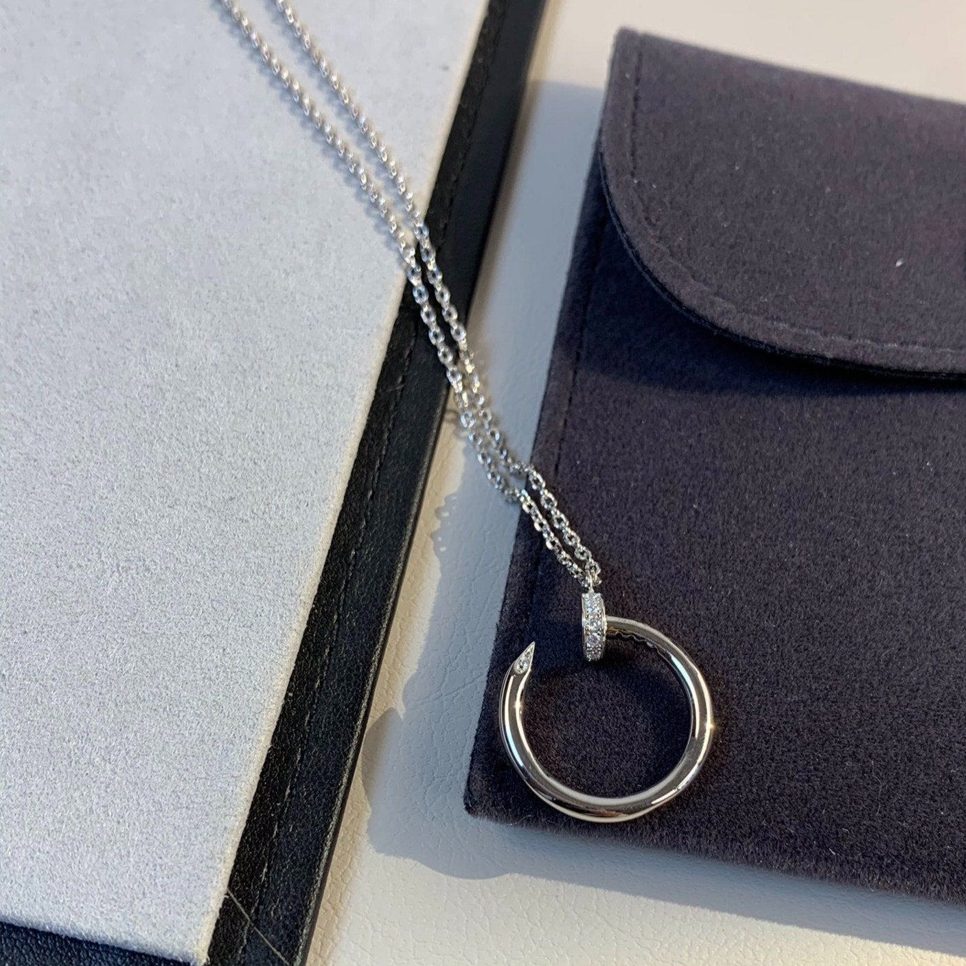 [BloomBling]JUSTE NECKLACE SILVER