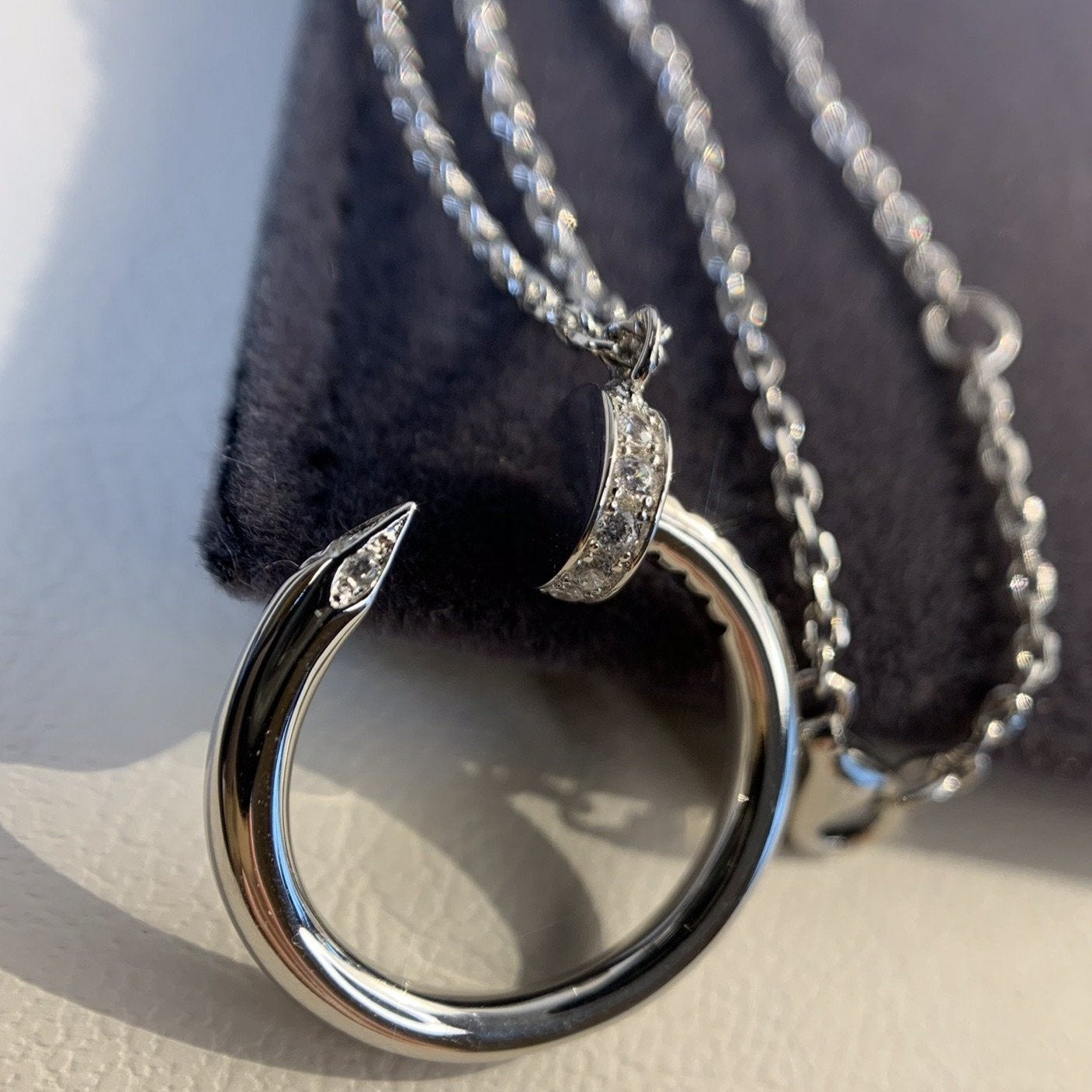 [BloomBling]JUSTE NECKLACE SILVER