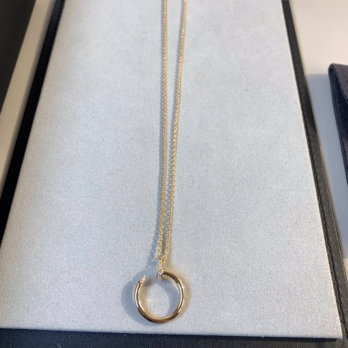[BloomBling]JUSTE NECKLACE PINK GOLD