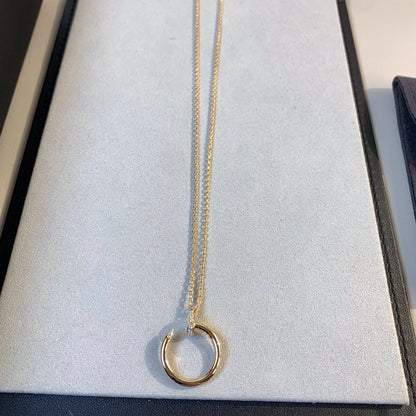 [BloomBling]JUSTE NECKLACE PINK GOLD