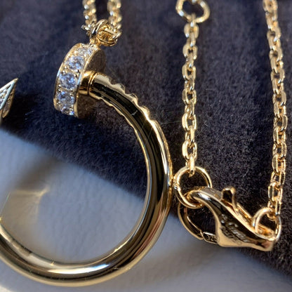 [BloomBling]JUSTE NECKLACE PINK GOLD