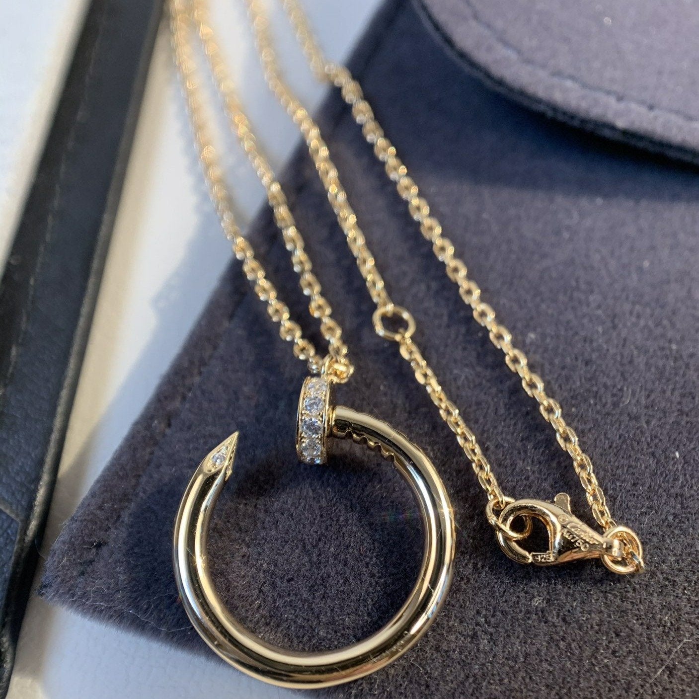 [BloomBling]JUSTE NECKLACE PINK GOLD