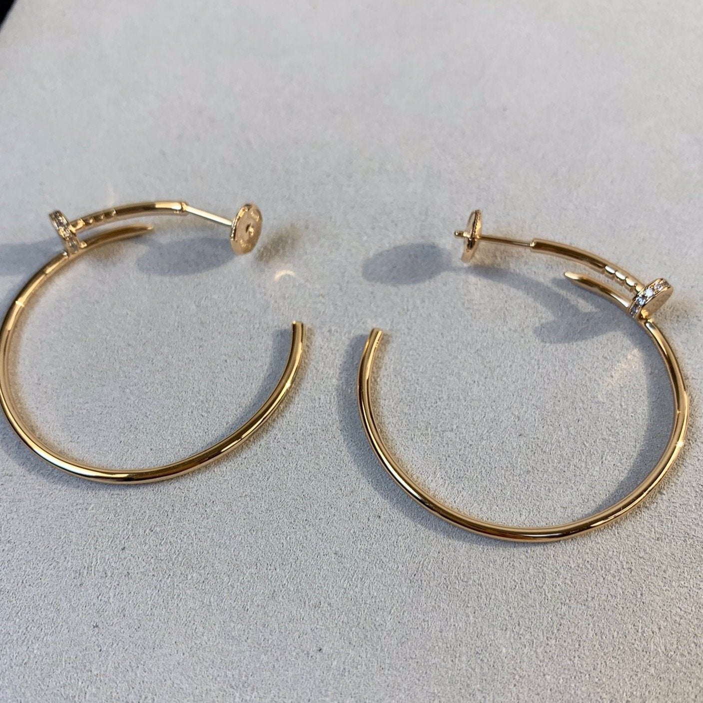 [BloomBling]JUSTE EARRINGS GOLD DIAMONDS 1.8MM