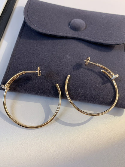 [BloomBling]JUSTE EARRINGS GOLD DIAMONDS 1.8MM