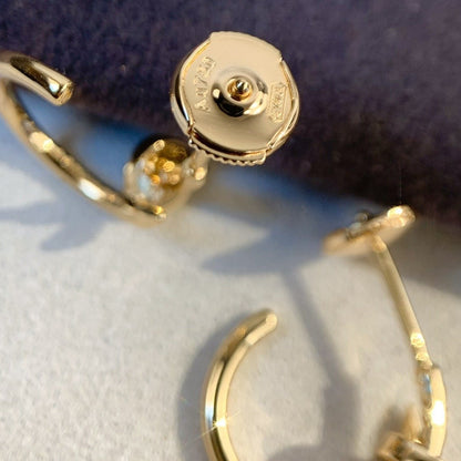 [BloomBling]JUSTE EARRINGS PINK GOLD