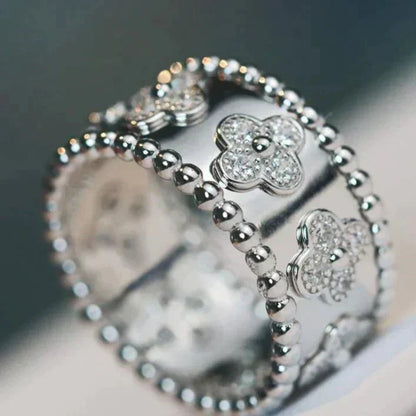 [BloomBling]CLOVER KALEIDOSCOPE RING 10MM