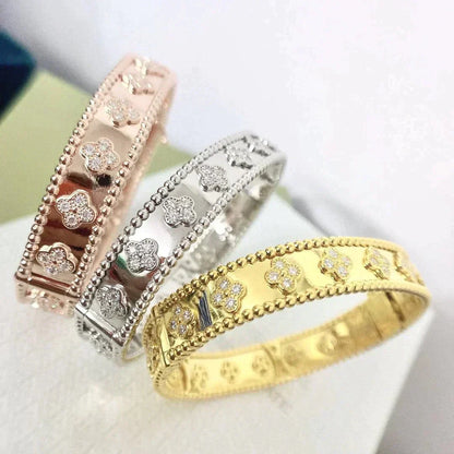 [BloomBling]CLOVER BRACELET 8MM DIAMONDS
