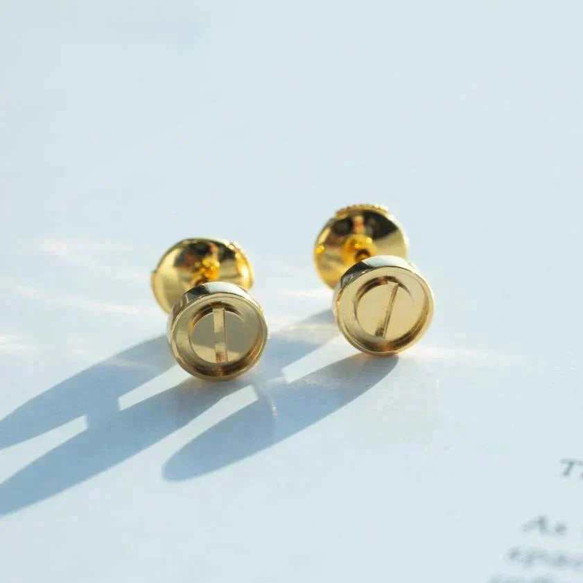 [BloomBling]LOVE EARRINGS GOLD 10MM