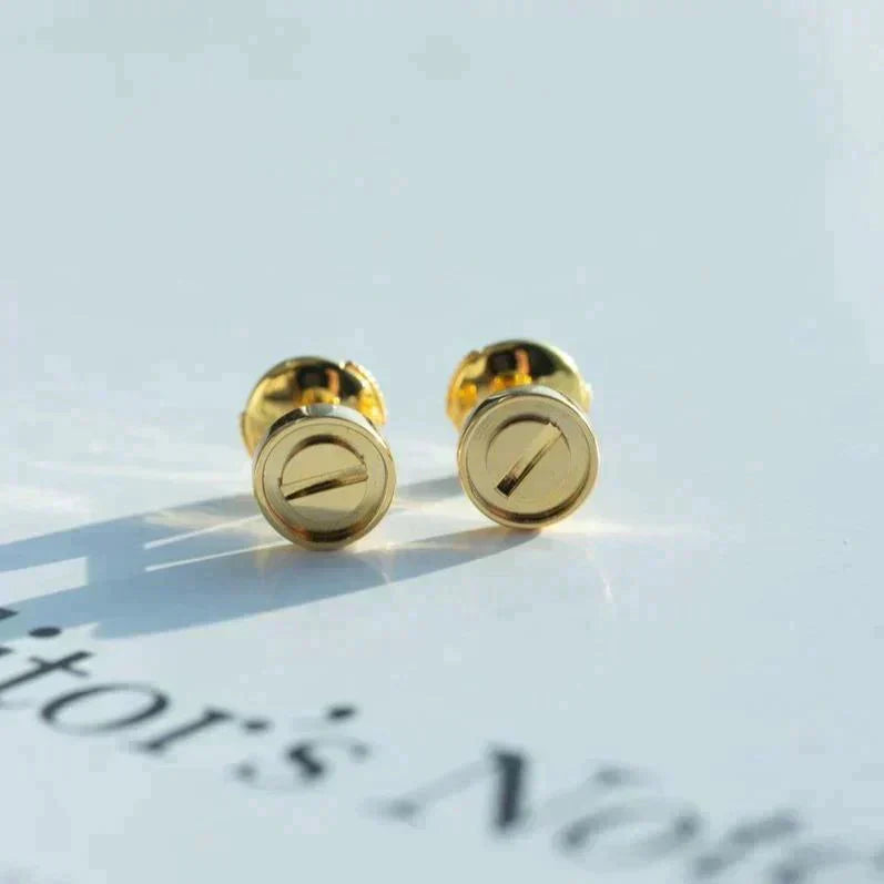 [BloomBling]LOVE EARRINGS GOLD 10MM