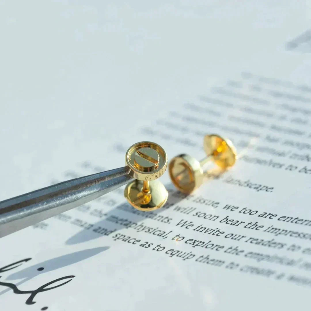[BloomBling]LOVE EARRINGS GOLD 10MM