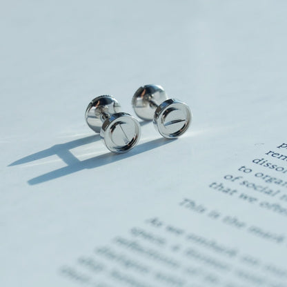 [BloomBling]LOVE EARRINGS SILVER 10MM