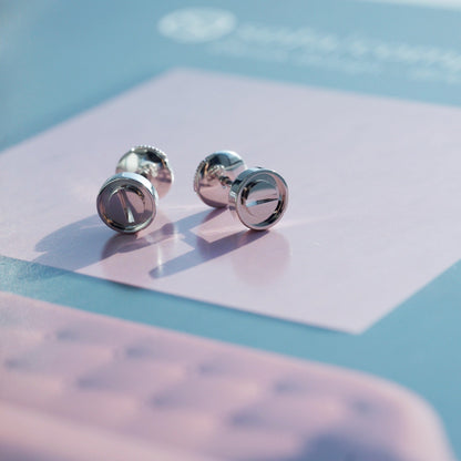 [BloomBling]LOVE EARRINGS SILVER 10MM