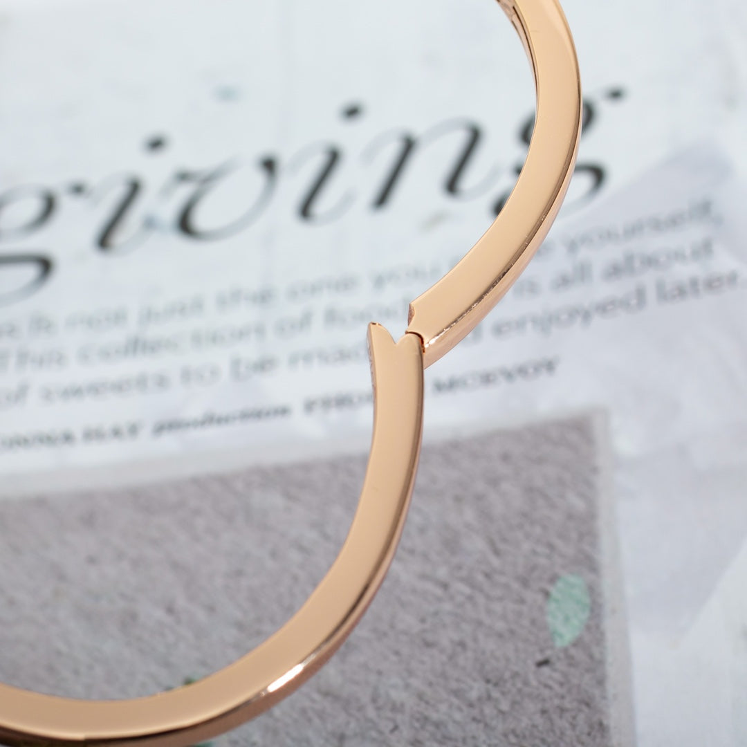 [BloomBling]DREAM BRACELET OPEN PINK GOLD MOP DIAMOND