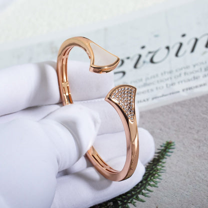 [BloomBling]DREAM BRACELET OPEN PINK GOLD MOP DIAMOND