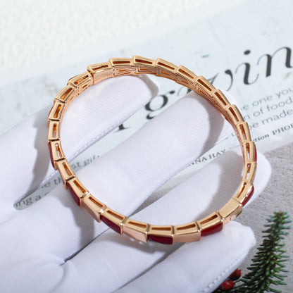 [BloomBling]SERPENTI BRACELET PINK GOLD RUBELLITE