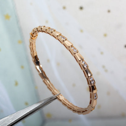 [BloomBling]SERPENTI BRACELET PINK GOLD DIAMOND
