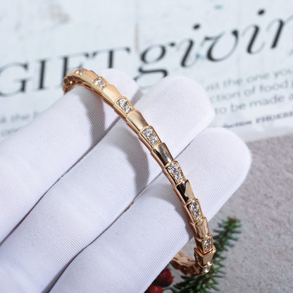 [BloomBling]SERPENTI BRACELET PINK GOLD DIAMOND