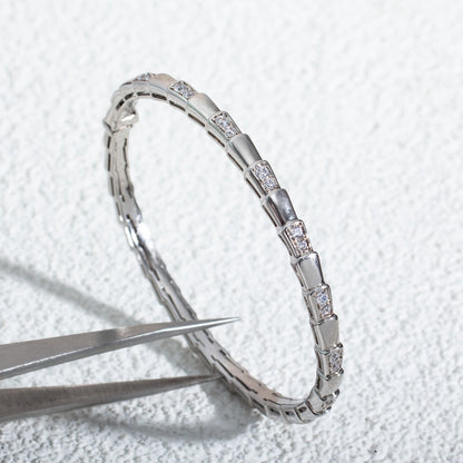 [BloomBling]SERPENTI BRACELET SILVER DIAMOND