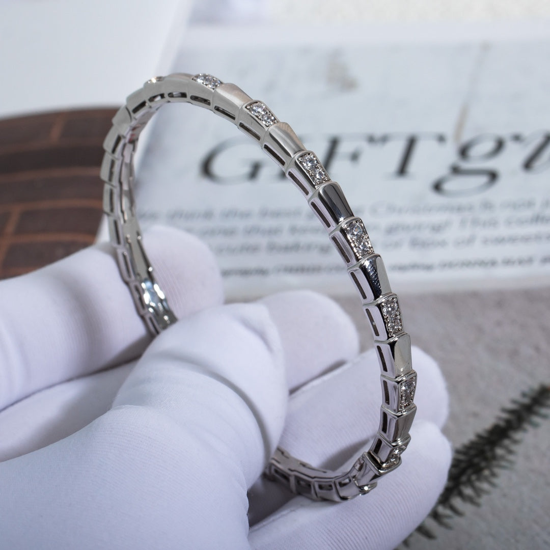 [BloomBling]SERPENTI BRACELET SILVER DIAMOND
