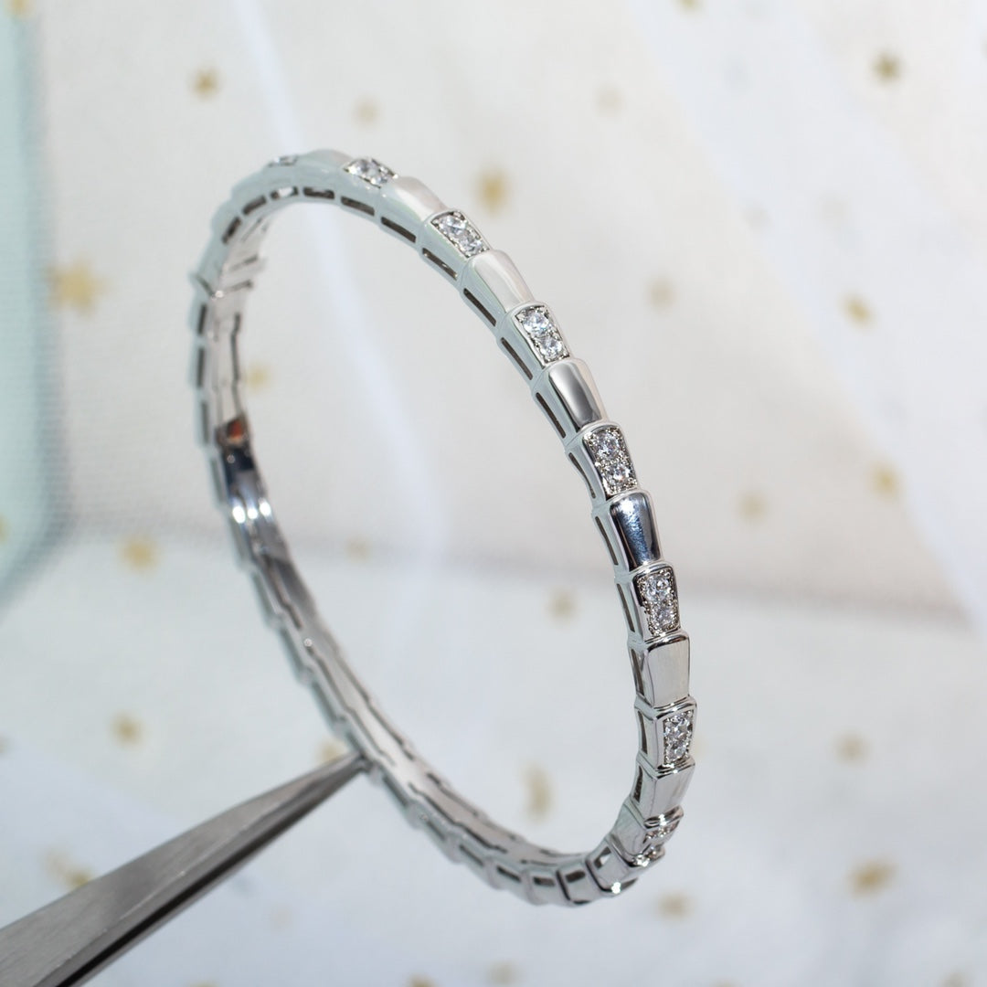[BloomBling]SERPENTI BRACELET SILVER DIAMOND