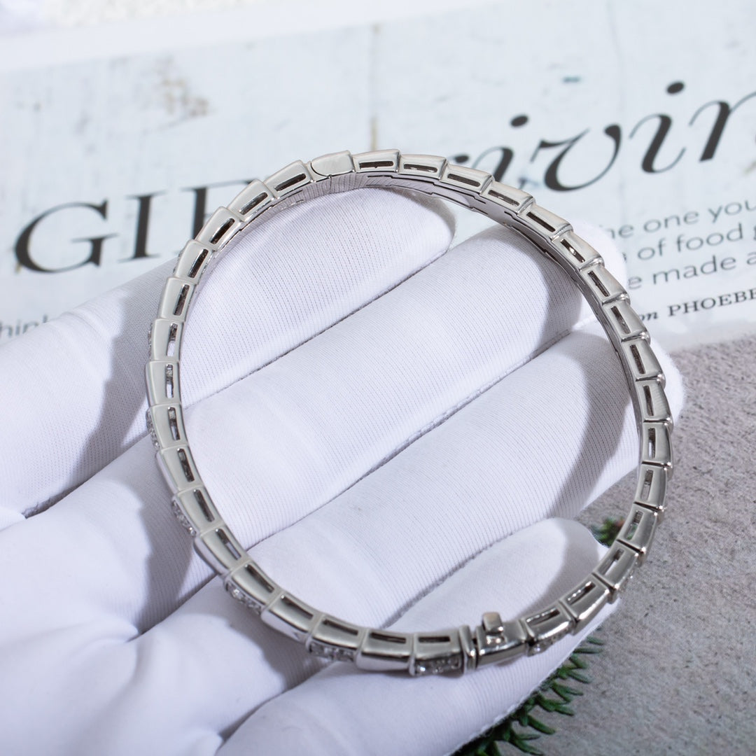 [BloomBling]SERPENTI BRACELET SILVER DIAMOND