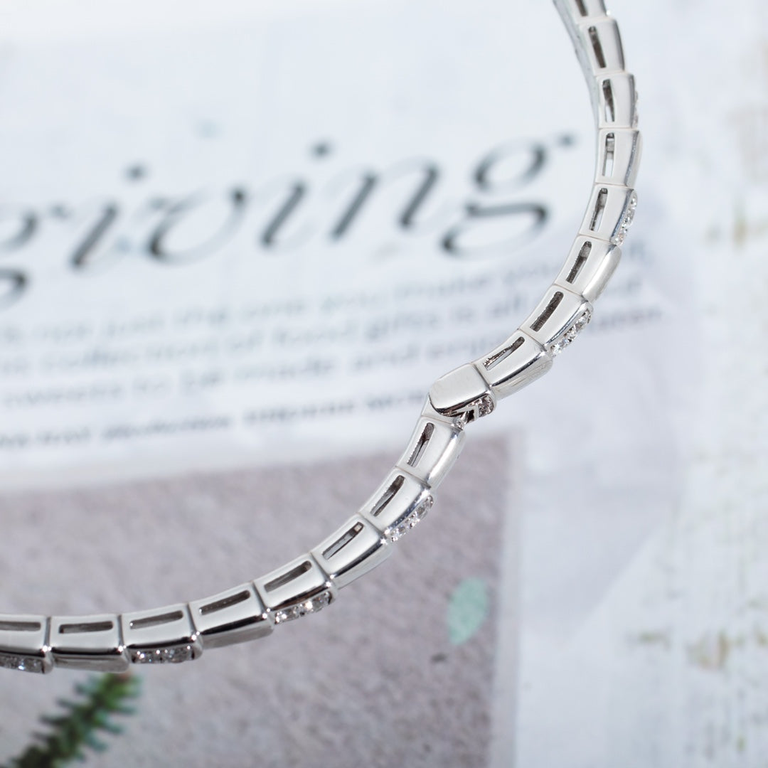 [BloomBling]SERPENTI BRACELET SILVER DIAMOND