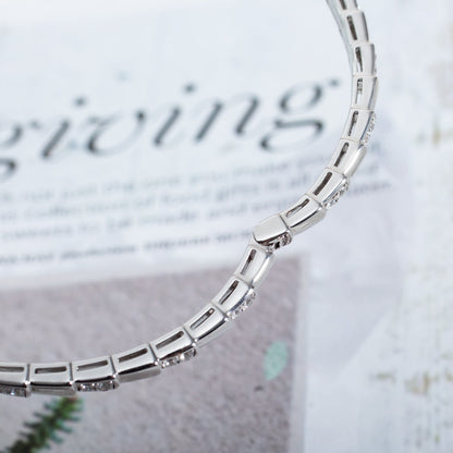 [BloomBling]SERPENTI BRACELET SILVER DIAMOND