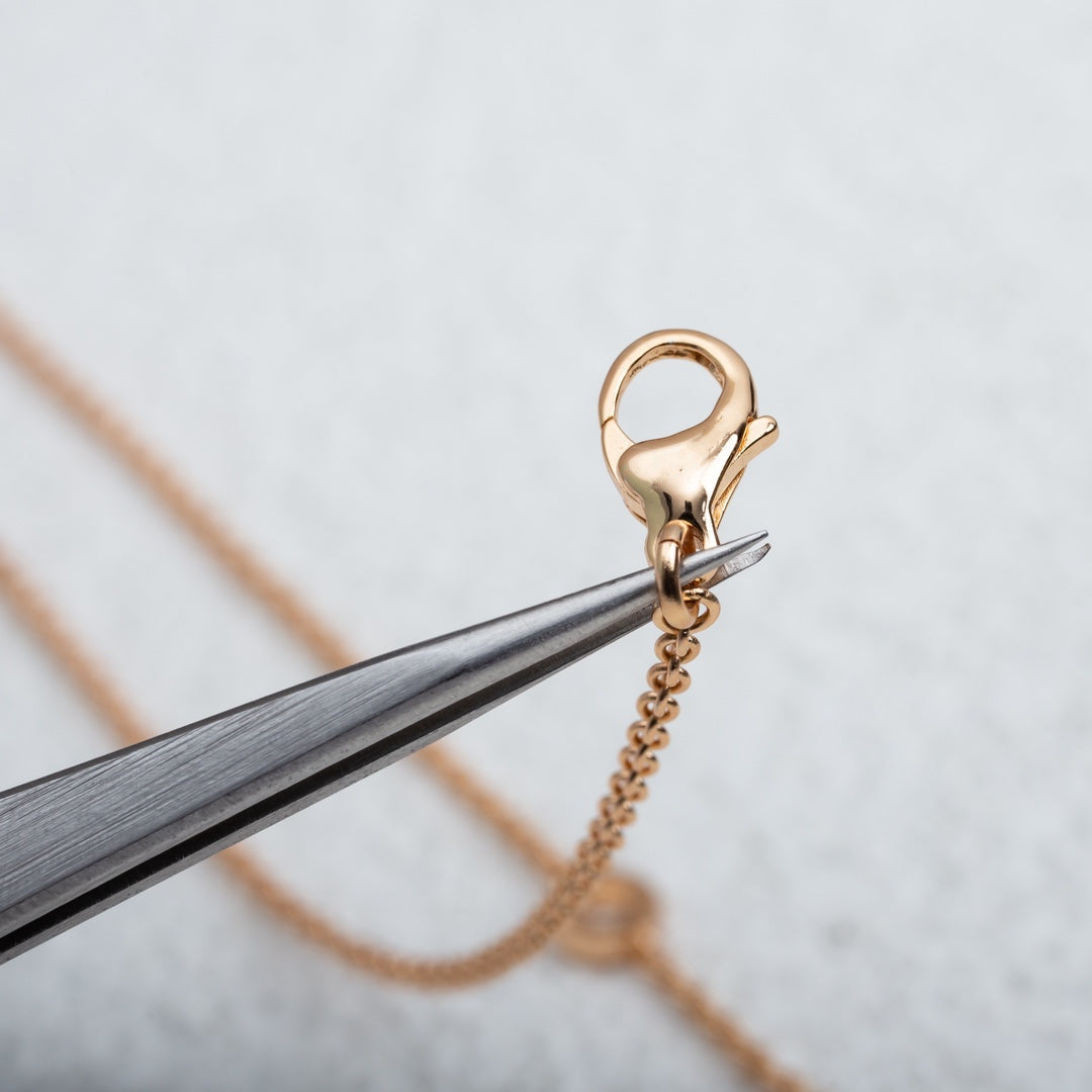[BloomBling]PARENTESI NECKLACE PINK GOLD