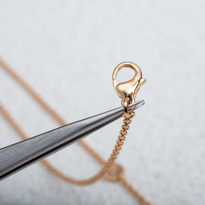 [BloomBling]PARENTESI NECKLACE PINK GOLD